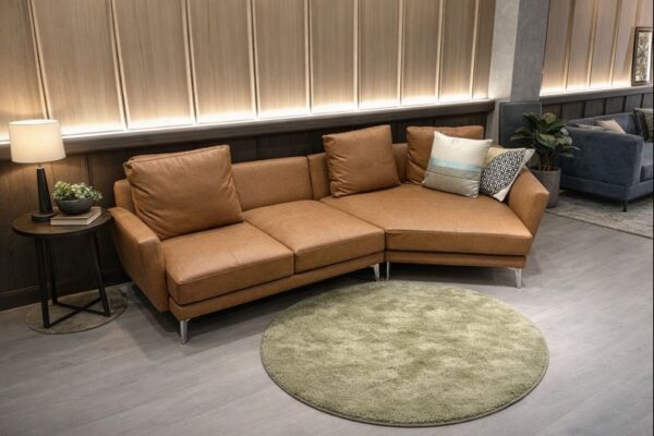 【北歐風沙發】逸雅轉角沙發｜高腳造型 × 耐磨皮革