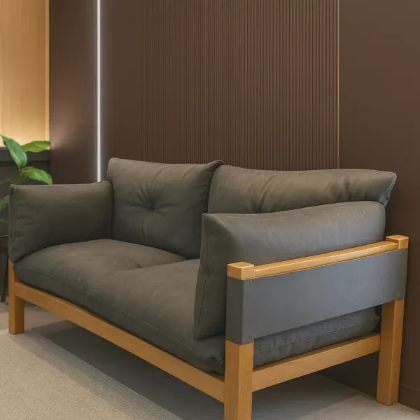 【日系原木沙發】森語雙人沙發｜實木骨架 × 舒適厚墊 × 北歐風設計