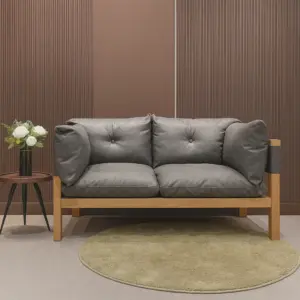 【日系原木沙發】森語雙人沙發｜實木骨架 × 舒適厚墊 × 北歐風設計