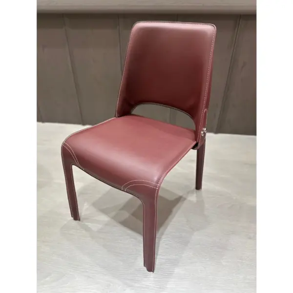 「緋雅皮革餐椅 書房椅 現代簡約椅｜高質感時尚座椅 辦公會議皆適用」