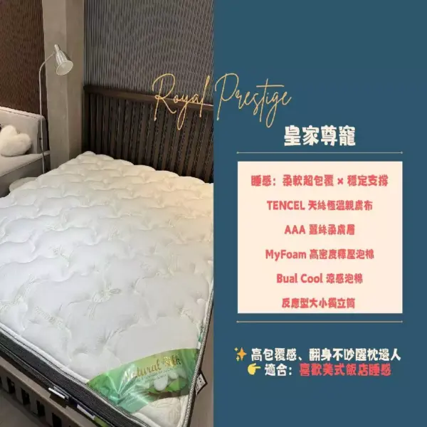 【蒙地卡羅名床｜皇家尊寵】