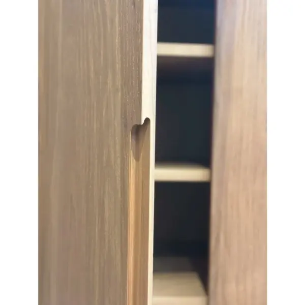 【MIT台灣製造｜實木工廠直營】非洲櫻桃木實木收納櫃（含抽屜）｜活隔2片可調層板｜置物櫃｜收納櫃｜玄關櫃｜邊櫃