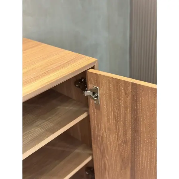 【MIT台灣製造｜實木工廠直營】非洲櫻桃木實木收納櫃（含抽屜）｜活隔2片可調層板｜置物櫃｜收納櫃｜玄關櫃｜邊櫃